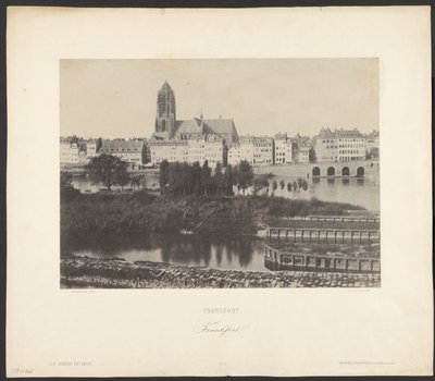 Frankfurt nad Mohanem / Frankfort. od Charles Marville