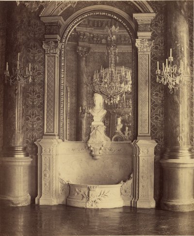 [Interiér paláce, pravděpodobně Hotel de Ville, Paříž] od Charles Marville