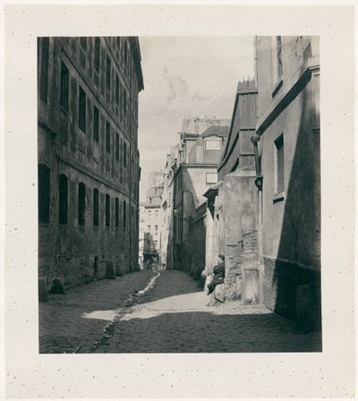 Rue Chartière (impasse Chartière) od rue de Reims od Charles Marville