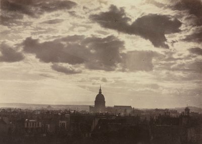 Untitled Cloud Study with Les Invalides, 1860. od Charles Marville
