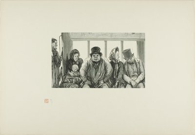 Interiér autobusu od Charles Maurand