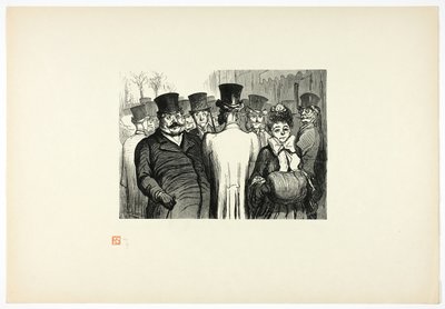 Boulevard des Italiens, od Unique Edition of Thirty-Six Woods od Charles Maurand