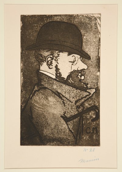 Portrét Henri de Toulouse-Lautrec od Charles Maurin