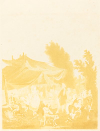 Noce de Village (vesnická svatba) od Charles Melchior Descourtis after Nicolas Antoine Taunay