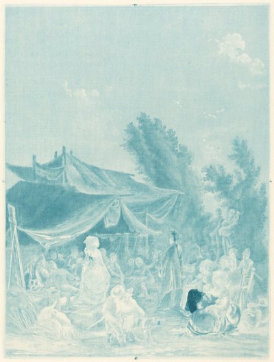 Noce de Village (vesnická svatba) od Charles Melchior Descourtis after Nicolas Antoine Taunay