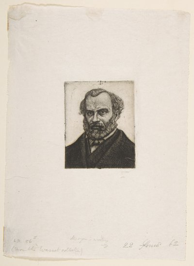 Armand Guéraud z Nantes, tiskař a literát od Charles Meryon