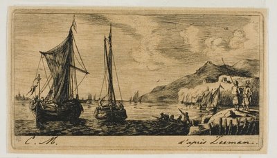 Lodě Calais ve Vlissingenu od Charles Meryon