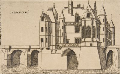 Château de Chenonceau, č. 2, 1856. od Charles Meryon