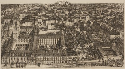 College Henri IV (nebo Lycée Napoléon) od Charles Meryon