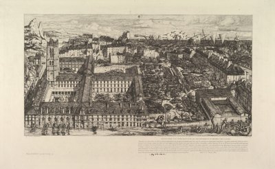 College Henri IV nebo Lycée Napoléon, 1863-64. od Charles Meryon