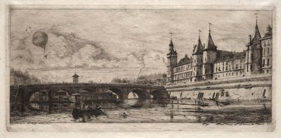 Lepty Paříže: Most výměny od Charles Meryon