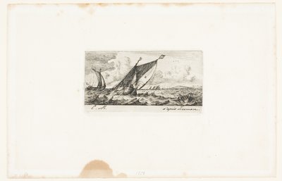 Haarlem Boats v Amsterdamu od Charles Meryon