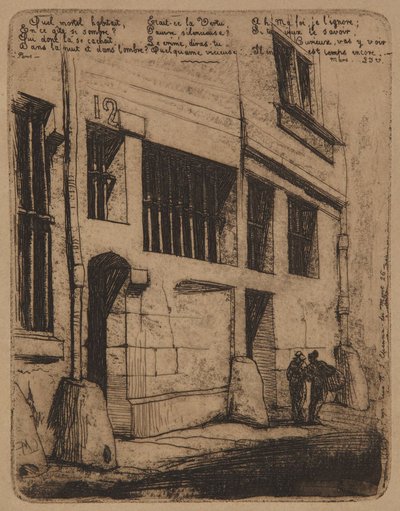 Ulice zlobivých chlapců  –  1854 od Charles Meryon