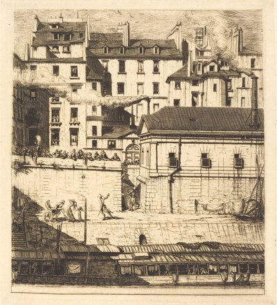 La Morgue, Paříž (Márnice) od Charles Meryon