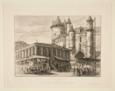 The Grand Chatelet [asi 1780 d od Charles Meryon