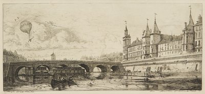 Le Pont-Au-Change (lept) od Charles Meryon