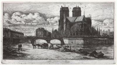 Notre Dame de Paris od Charles Meryon