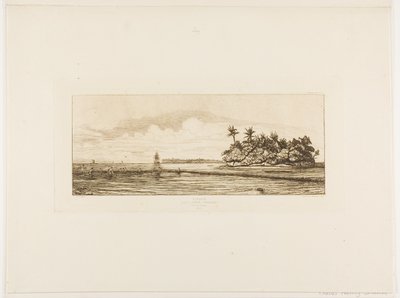 Oceánie: Wallis, 1845 od Charles Meryon