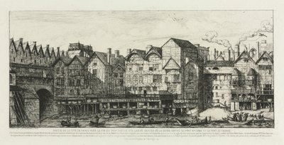 Část města Paříže na konci sedmnáctého století, 1861. od Charles Meryon