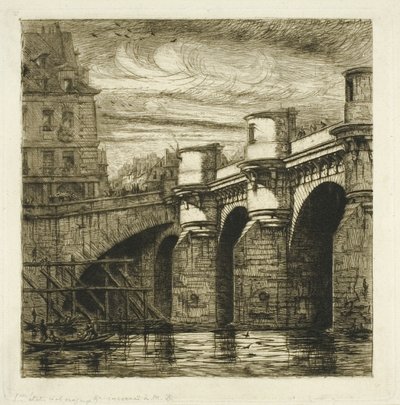 Pont Neuf, Paříž od Charles Meryon