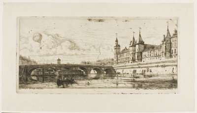 Pont au Change, Paříž od Charles Meryon