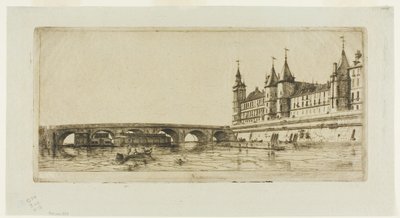 Pont au Change, Paříž od Charles Meryon