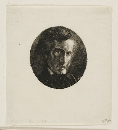 Portrét Edmonda de Courtives od Charles Meryon