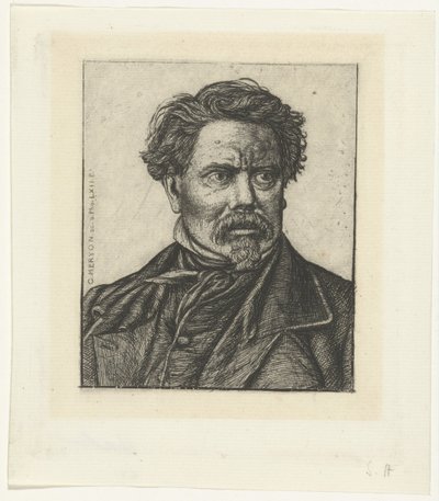 Portrét historika Benjamina Fillona od Charles Meryon