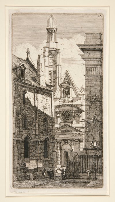 Saint-Etienne-du-Mont od Charles Meryon