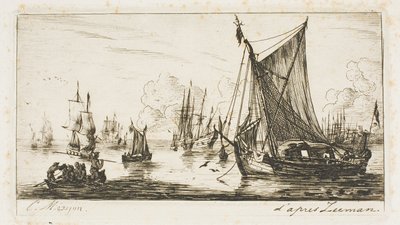 South Sea Fishers od Charles Meryon