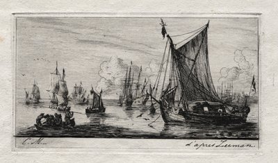 South Sea Fishers od Charles Meryon