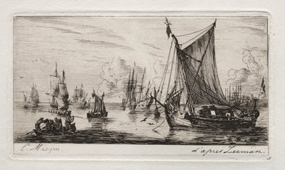 South Sea Fishers od Charles Meryon
