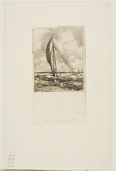 Swift-Sailing Proa, souostroví Mulgrave, Oceánie od Charles Meryon