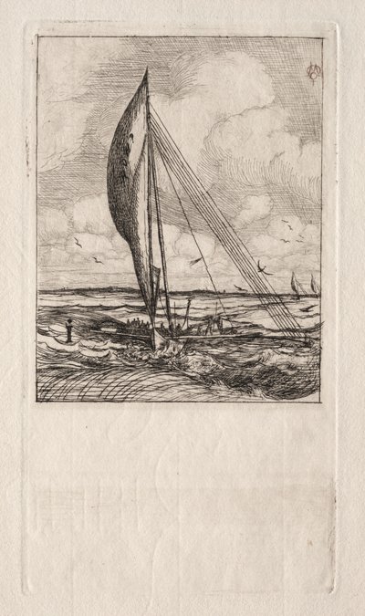 Swift Sailing Proa, souostroví Mulgrave, Oceánie od Charles Meryon