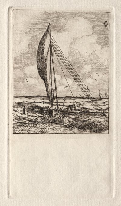 Swift Sailing Proa, souostroví Mulgrave, Oceánie od Charles Meryon