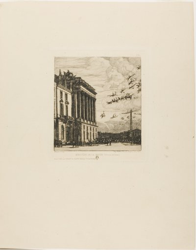 Admiralita, Paříž od Charles Meryon