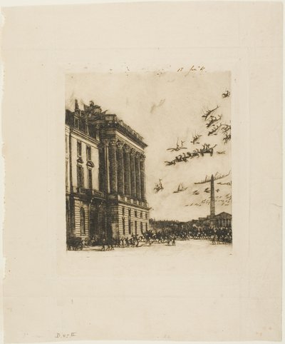 Admiralita, Paříž od Charles Meryon