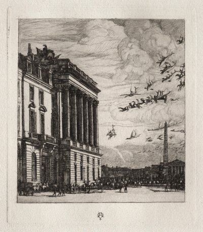 Admiralita, Paříž od Charles Meryon