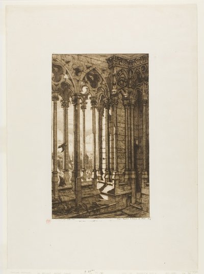 Galerie Notre-Dame, Paříž od Charles Meryon