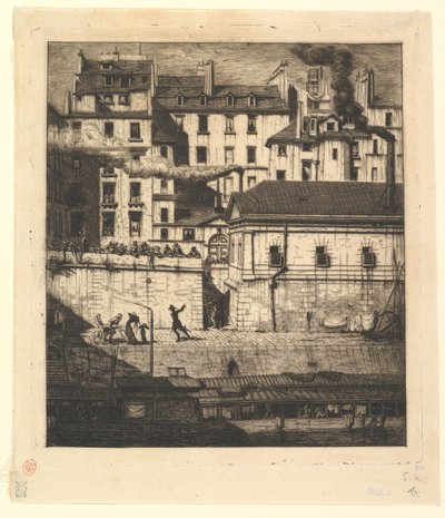 Márnice, Paříž (La Morgue) od Charles Meryon