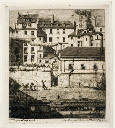 Márnice, Paříž od Charles Meryon