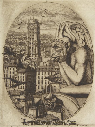 Upír, 1853. od Charles Meryon