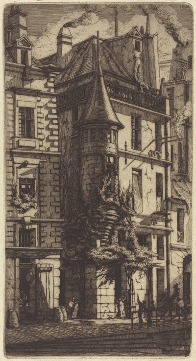 Věž v Rue de la Tixéranderie, Paříž (Dům s věžičkou, Weavers