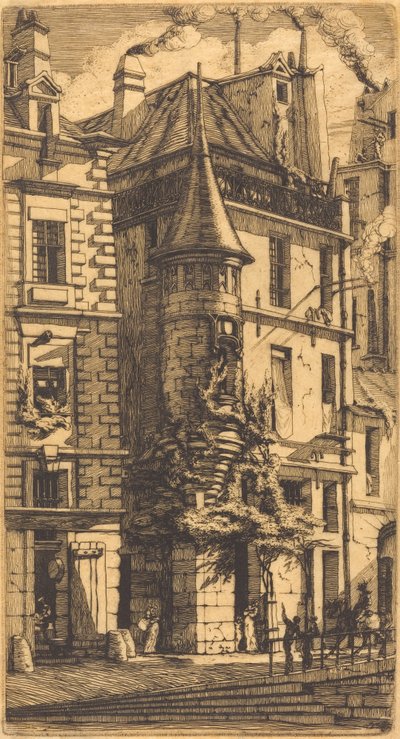 Věž v Rue de la Tixéranderie, Paříž (Dům s věžičkou, Weavers