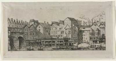 Pohled na část města Paříže ke konci 17. století, 1861. od Charles Meryon