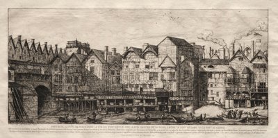 Pohled na část města Paříže, ke konci 17. století, 1861. od Charles Meryon