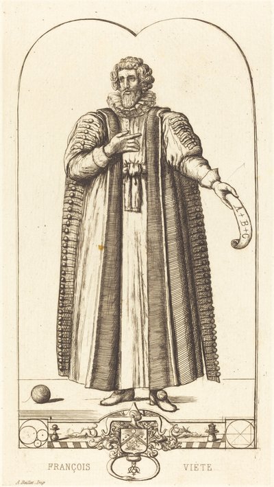 Francois Viete od Charles Meryon after Jean Rabel
