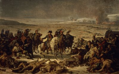 Po bitvě u Eylau, 9. února 1807 (olej na plátně) od Charles Meynier