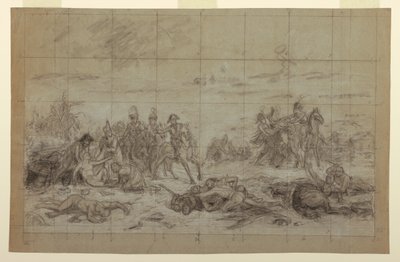 Studium na "Napoleon at Eylau" od Charles Meynier