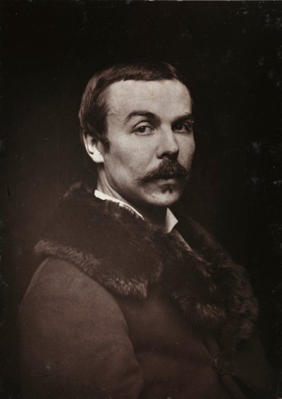 Umělecké a biografické album, 5. ročník, Salon 1885; portrét francouzského malíře Alberta Bettanniera (1851-1932) od Charles Michelez